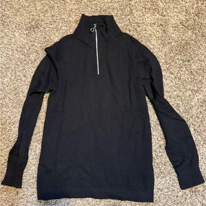 Black Formal quarter zip Zara
